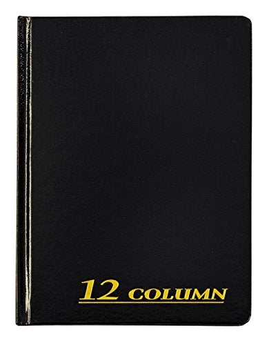 Adams Account Book, 12 Column, 7 x 9-1/4 Inches, 80 Pages (ARB8012M)