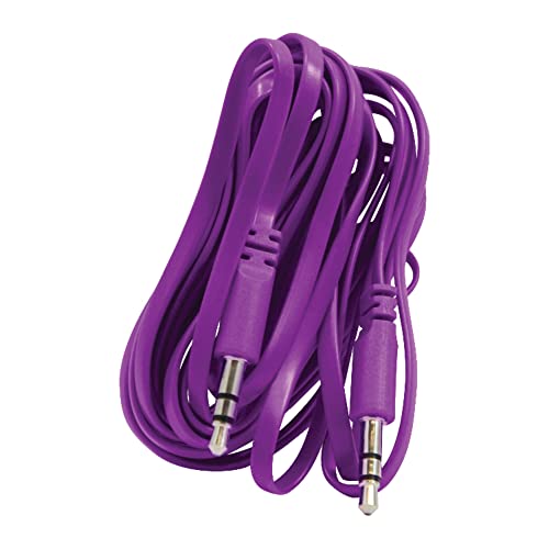 Duracell® 3.5mm Stereo Audio Cable, 10', Purple