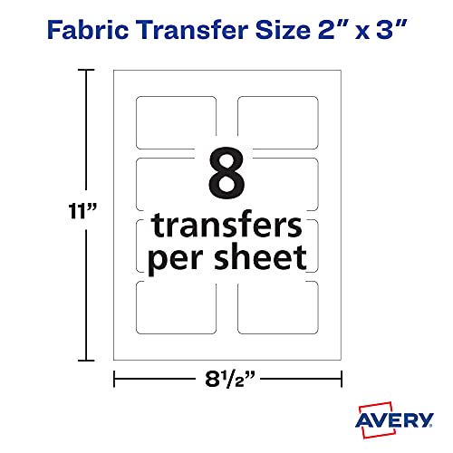 Avery Light Transfer Paper for T Shirts