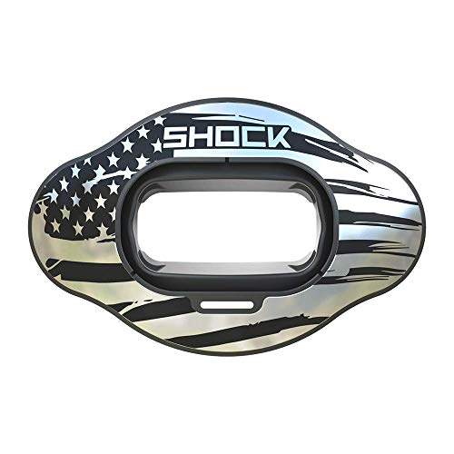 Shock Doctor 39-BLKFLG Interchange Mouthguard BLK Chrome Flag OSFA-OSFA