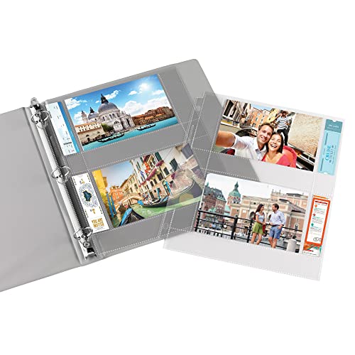 Office Depot Photo Pages, 4in. x 6in., Pack of 10, 705876