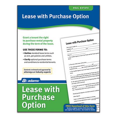 Lease with Purchase Option Forms and Instruction (Set of 288) [Set of 6]