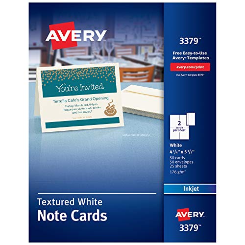 Avery Printable Note Cards
