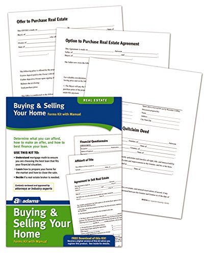 Adams Buying/Selling Your Home Kit, Forms and Instructions (K311)