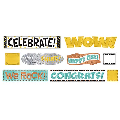 TREND enterprises, Inc. I Metal WipeOff® Celebration Signs Mini Bulletin Board Set