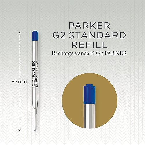 Parker QUINKflow Ballpoint Pen Ink Refill, Fine Tip, Blue