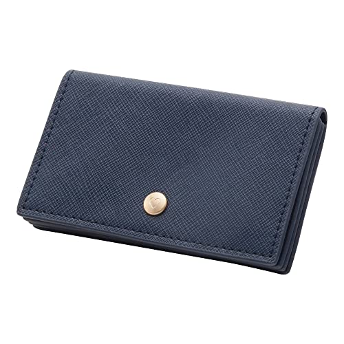 See Jane Work® Faux Leather Business Card Holder, Navy