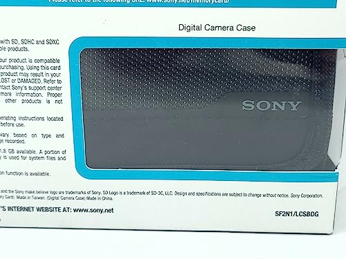 Sony Digital Camera Starter Kit - SF2N1/LCSBDG - 2GB SD Card and Pouch