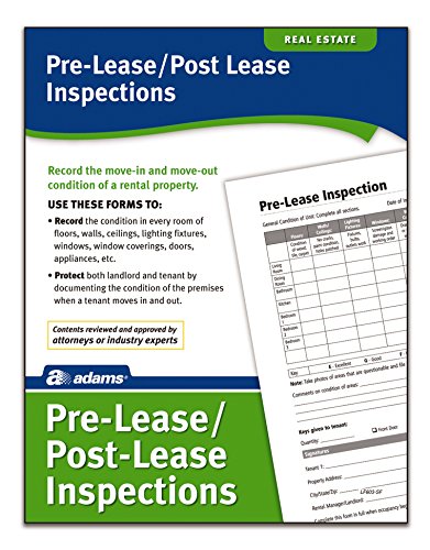 Adams Pre-Lease and Post-Lease Inspections, Forms and Instructions (LF603)