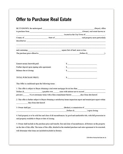 Adams Offer To Purchase Real Estate, Forms and Instructions (LF290)