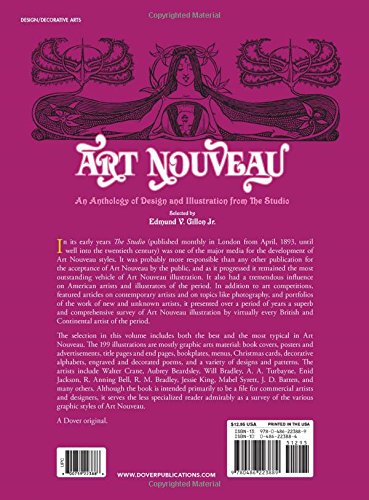 Art Nouveau: An Anthology of Design and Illustration from "The Studio" (Dover Pictorial Archive)