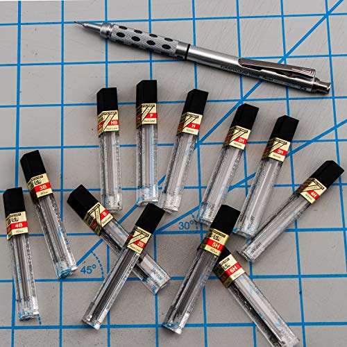 Pentel Super Hi-Polymer Lead Refill 0.5mm Fine, 2B, 36 Pieces of Lead (C505BP32B-K6)