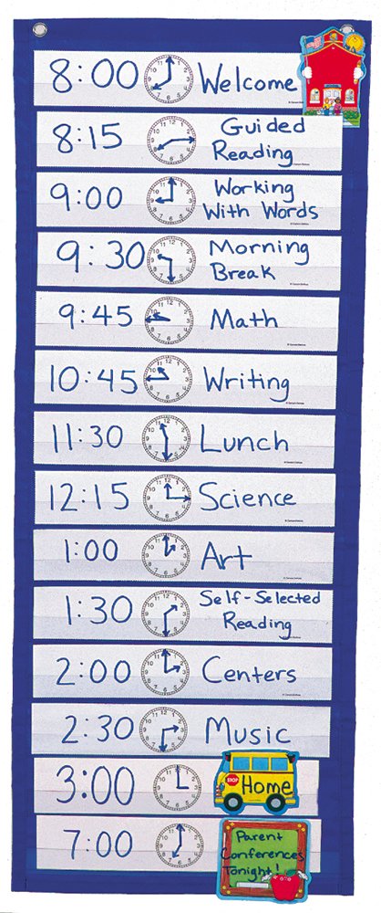 Scheduling Pocket Chart (Carson CD5615)