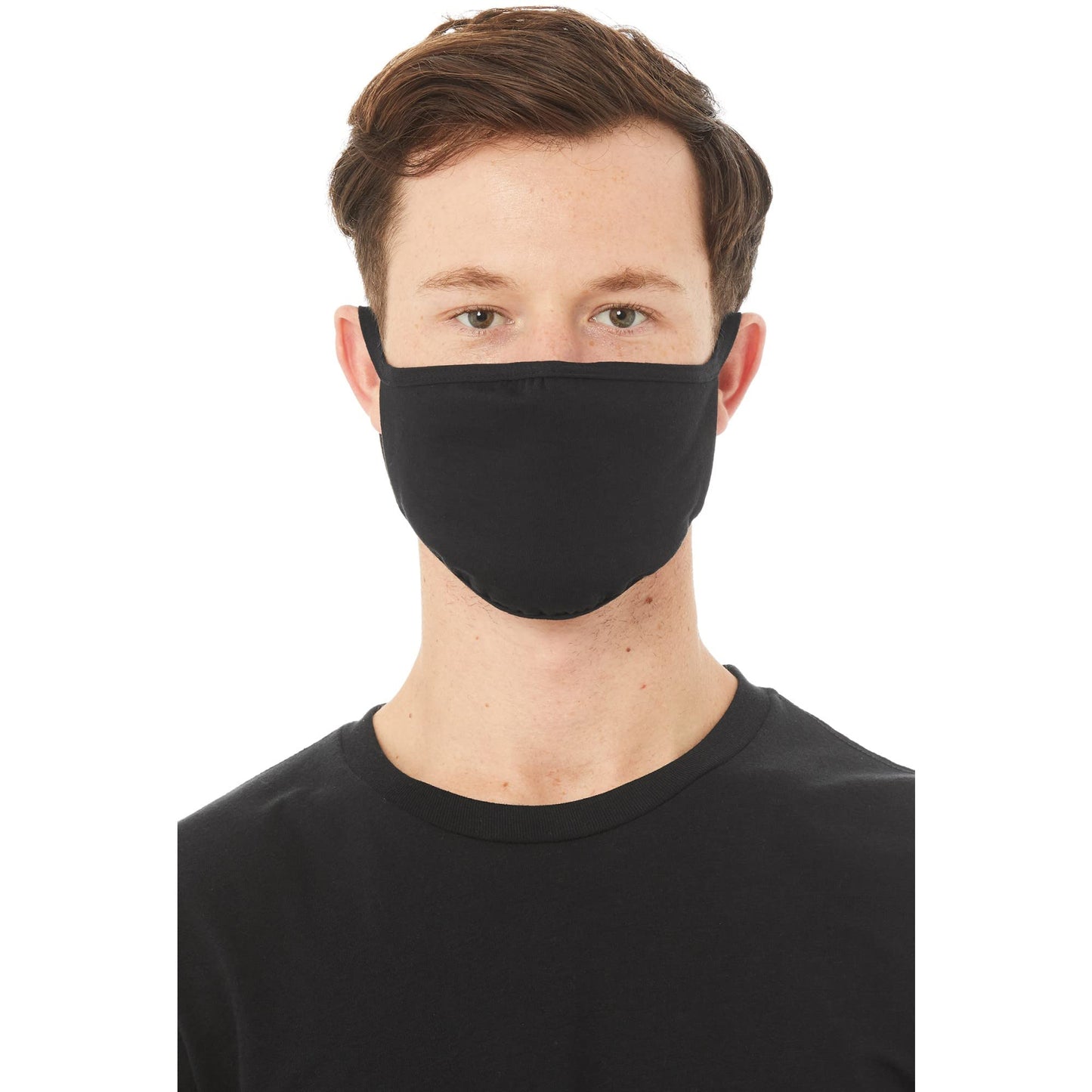 5-Ply Adult Reusable Fabric Face Masks (Pack of 5, Black)