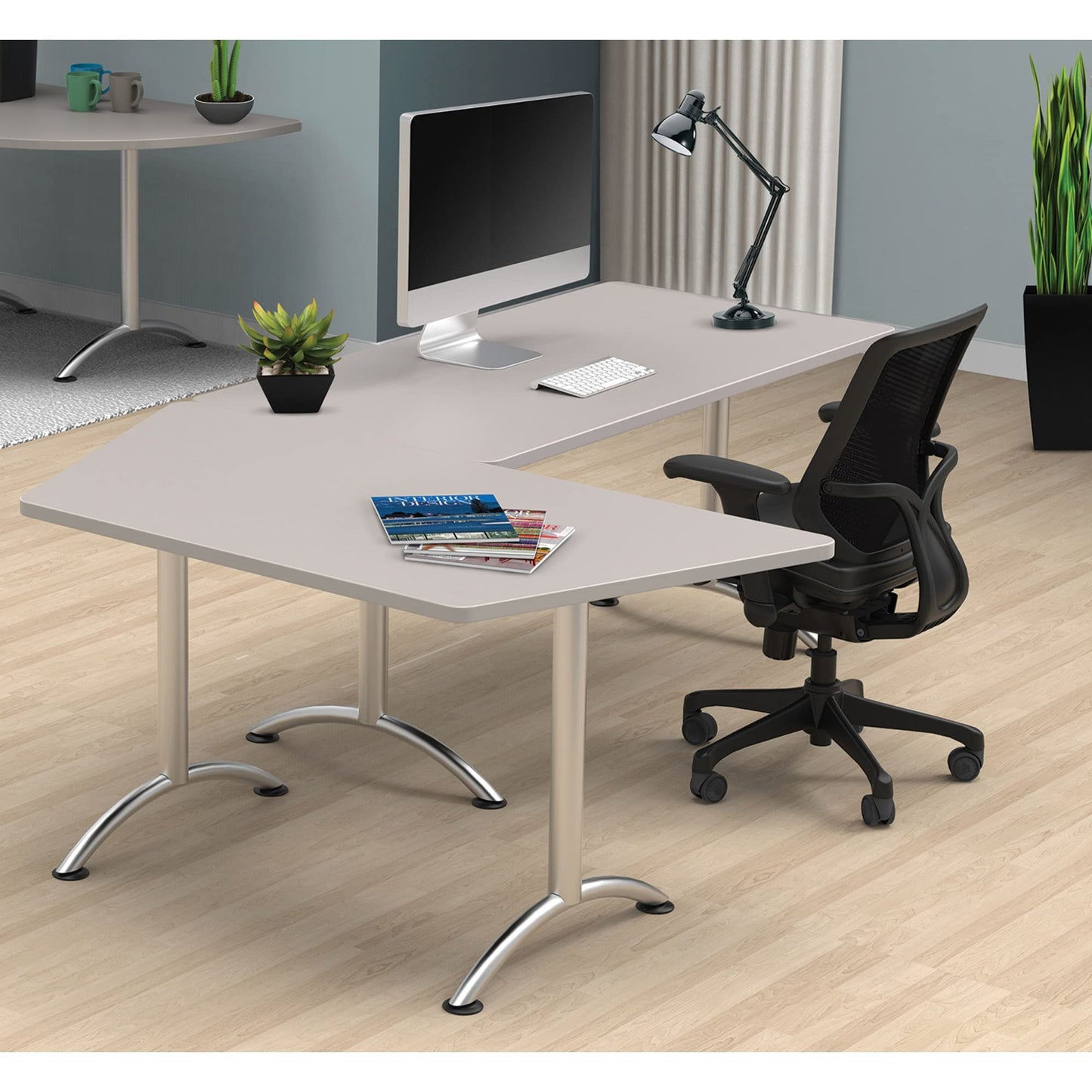 WorkPro® Flex Collection Rectangle Table Top, Gray