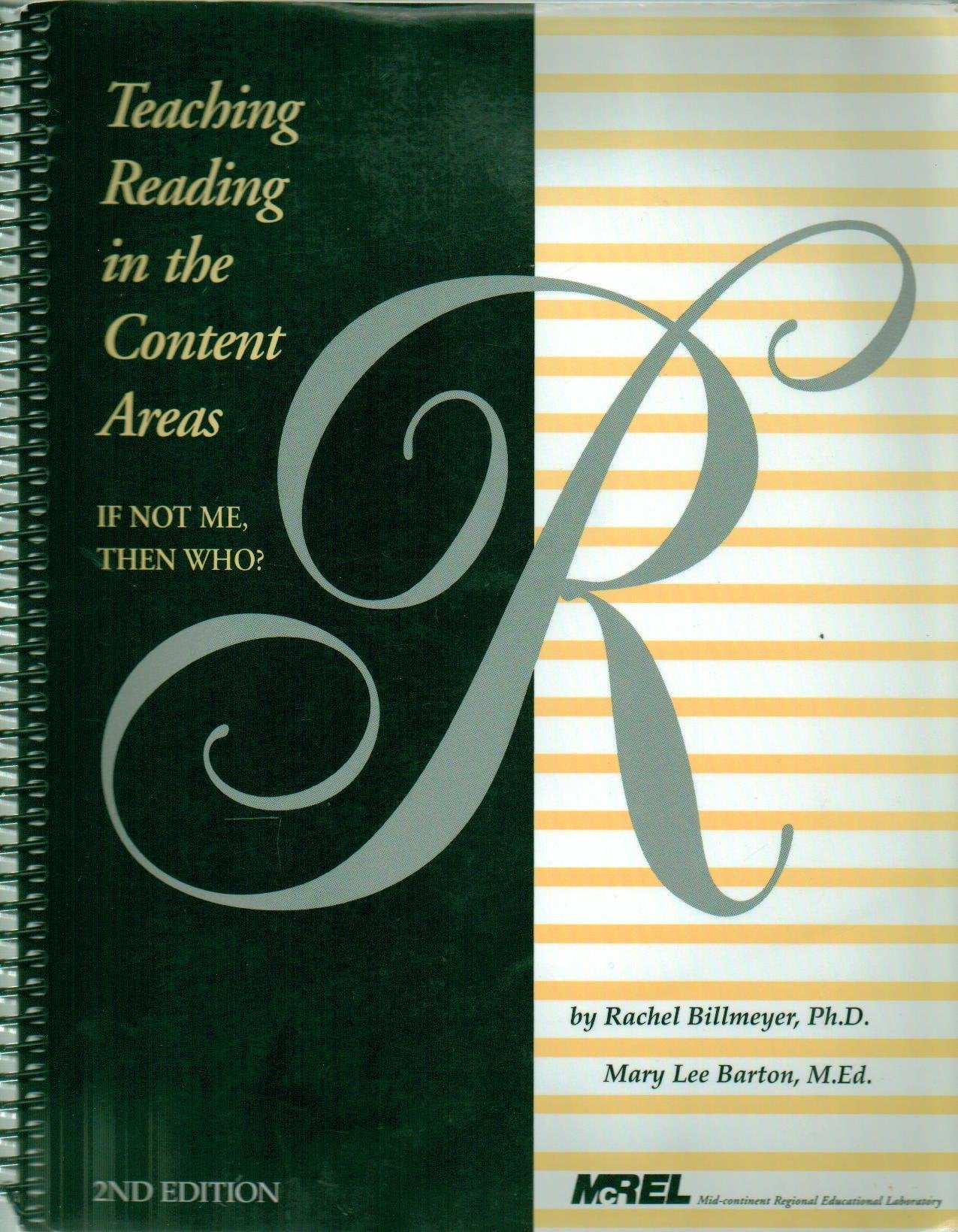Teaching Reading in the Content Areas: If Not Me, Then Who? 2nd Edition