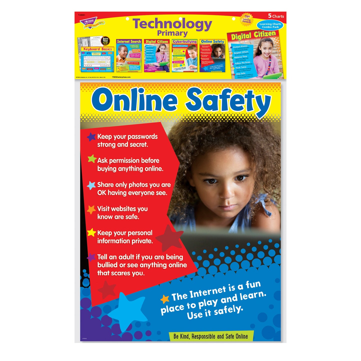 Trend Technology Primary Learning Charts Combo
